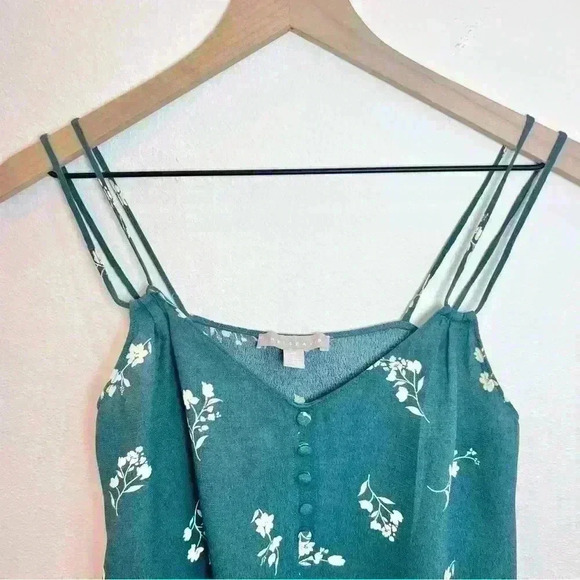 Chelsea 28 Women’s Teal Balsam Classic Bloom Cami Top Size XS - Picture 3 of 10